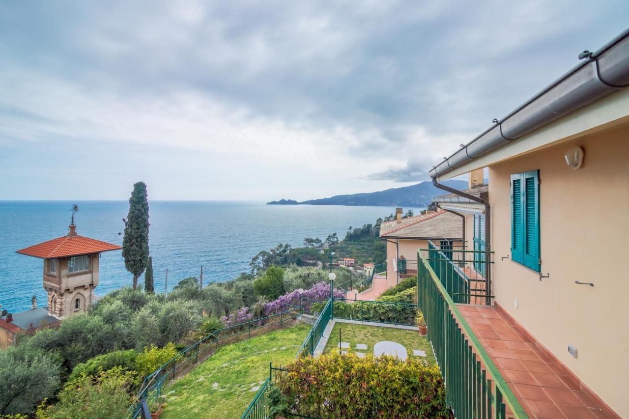 Casa Camilla Relax Con Una Vista Da Sogno Zoagli Luaran gambar